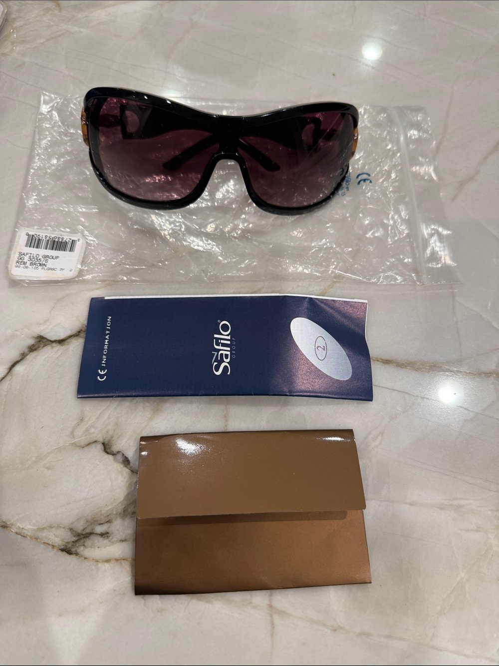 Gucci GG3035/s Sunglasses brown gradient tint.